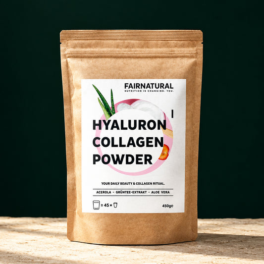 Kollagen Hyaluron Pulver von Fairnatural, 450 g, Produktansicht