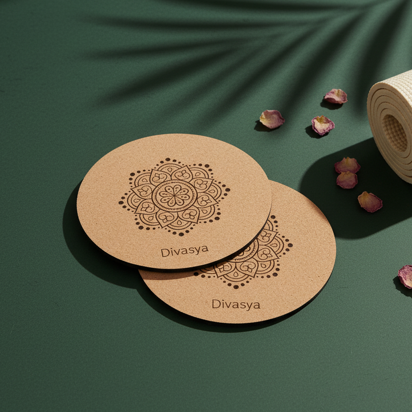 Kniepads Yoga im Design Spirit Blossom
