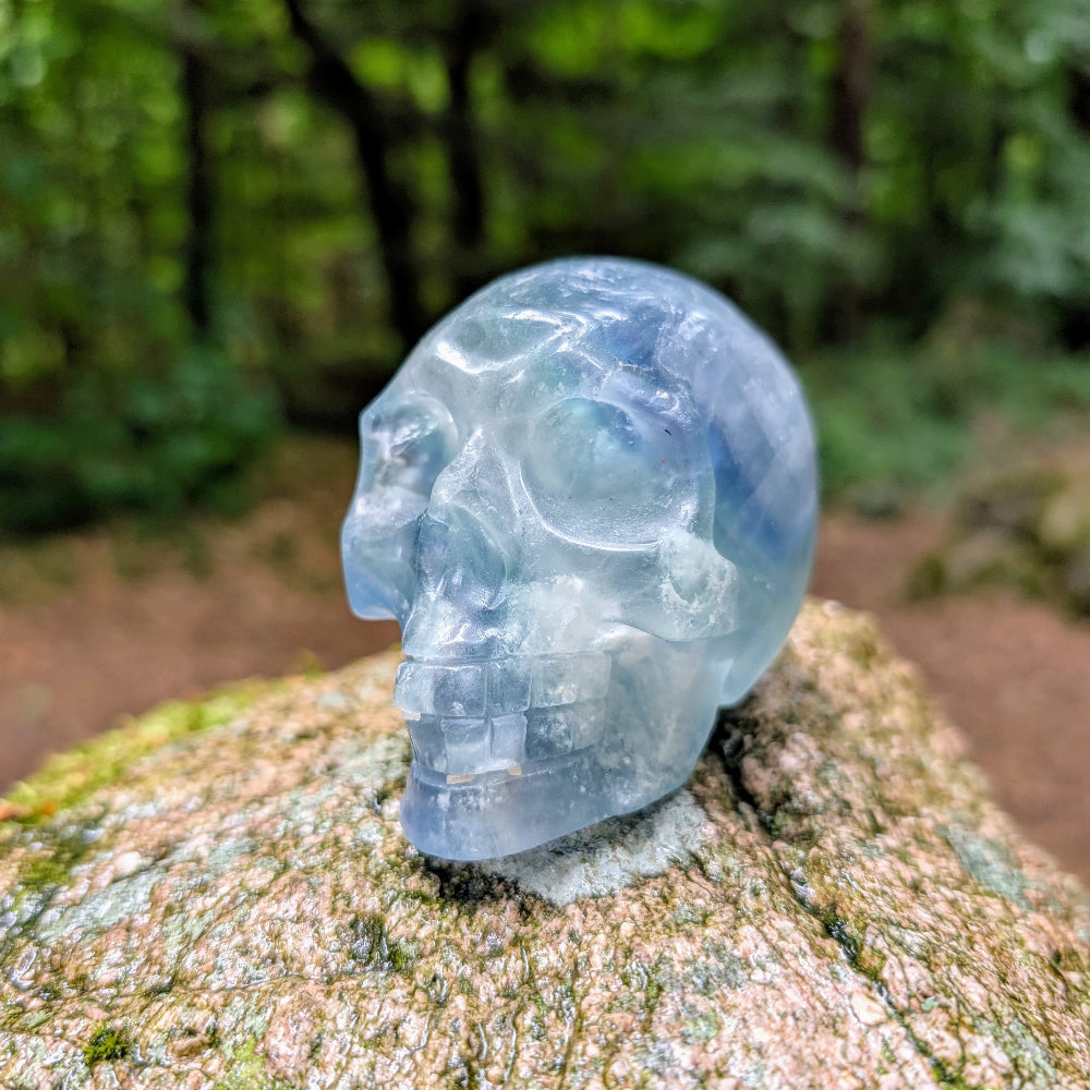 Kristallschädel "Atlantis" Fluorit | Klarheit & Ruhe