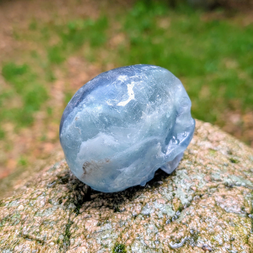 Kristallschädel "Atlantis" Fluorit | Klarheit & Ruhe