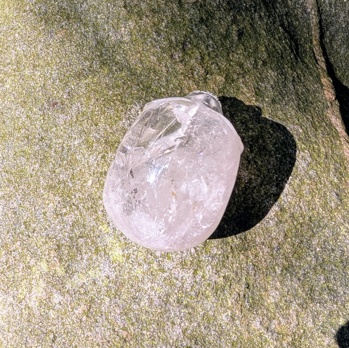 Kristallschädel "Ima Nelia" | Himalaya Bergkristall | Träume Leben (342g)