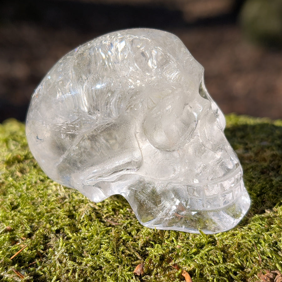 Kristallschädel "Melodie" – Talisman aus Himalaya Bergkristall 