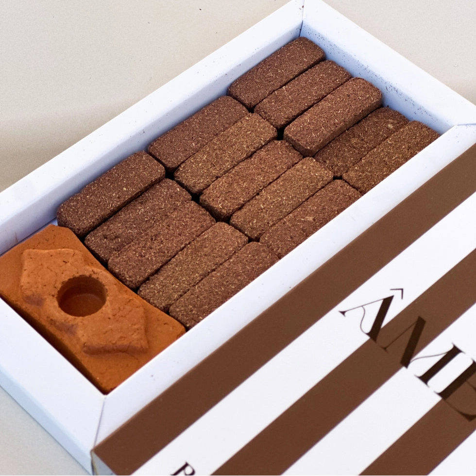 ÂMES Räucherziegel Set | Düfte aus Grasse | Handgemacht in Frankreich