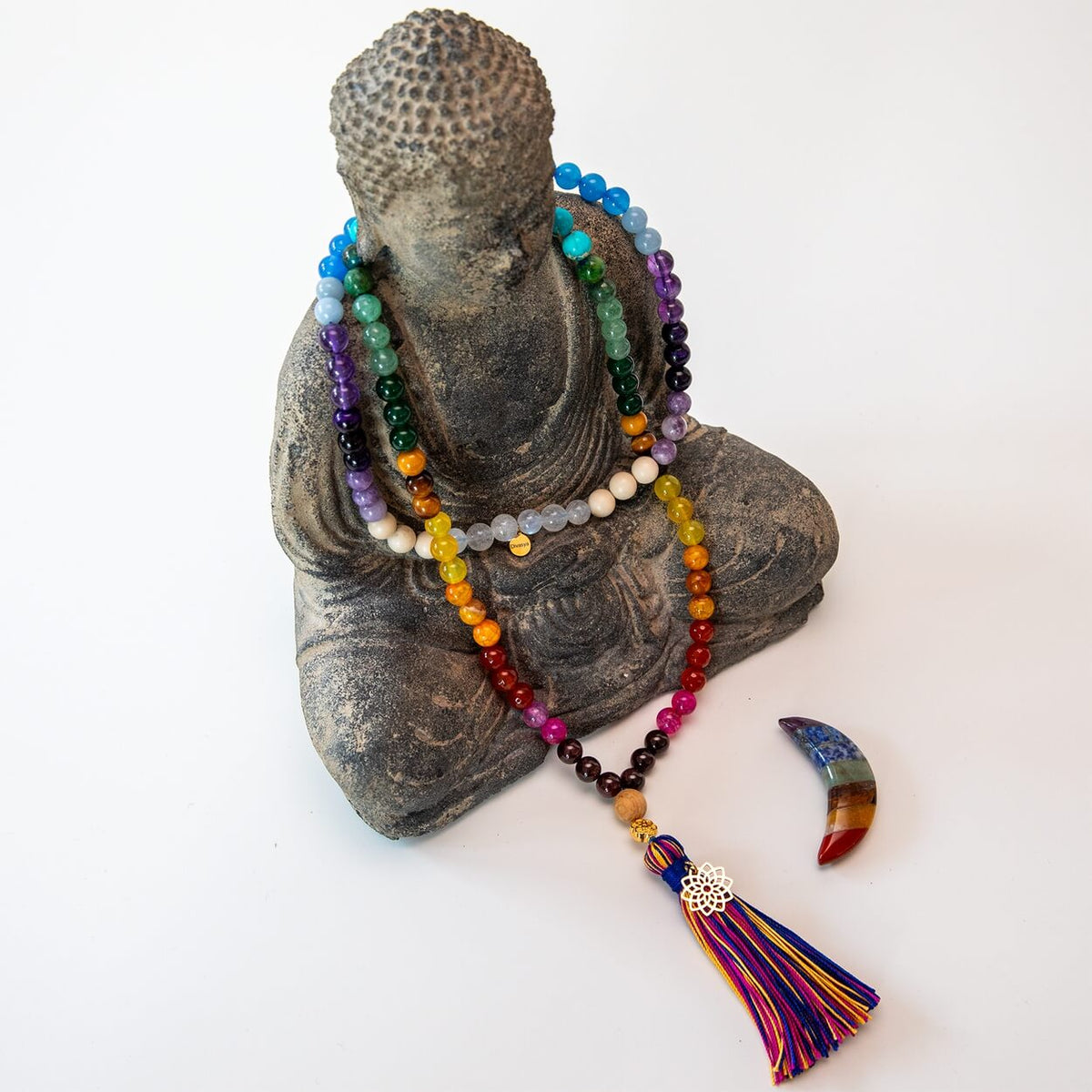 Mala-Kette Rainbow Chakra, Produktbild 3