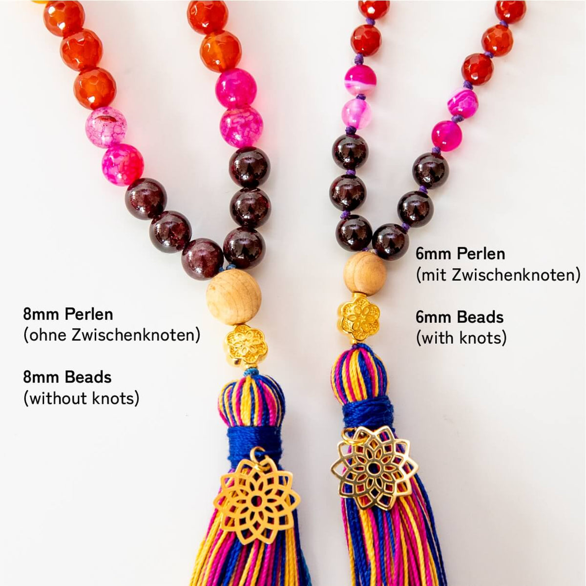 Mala-Kette Rainbow Chakra, Produktbild 4
