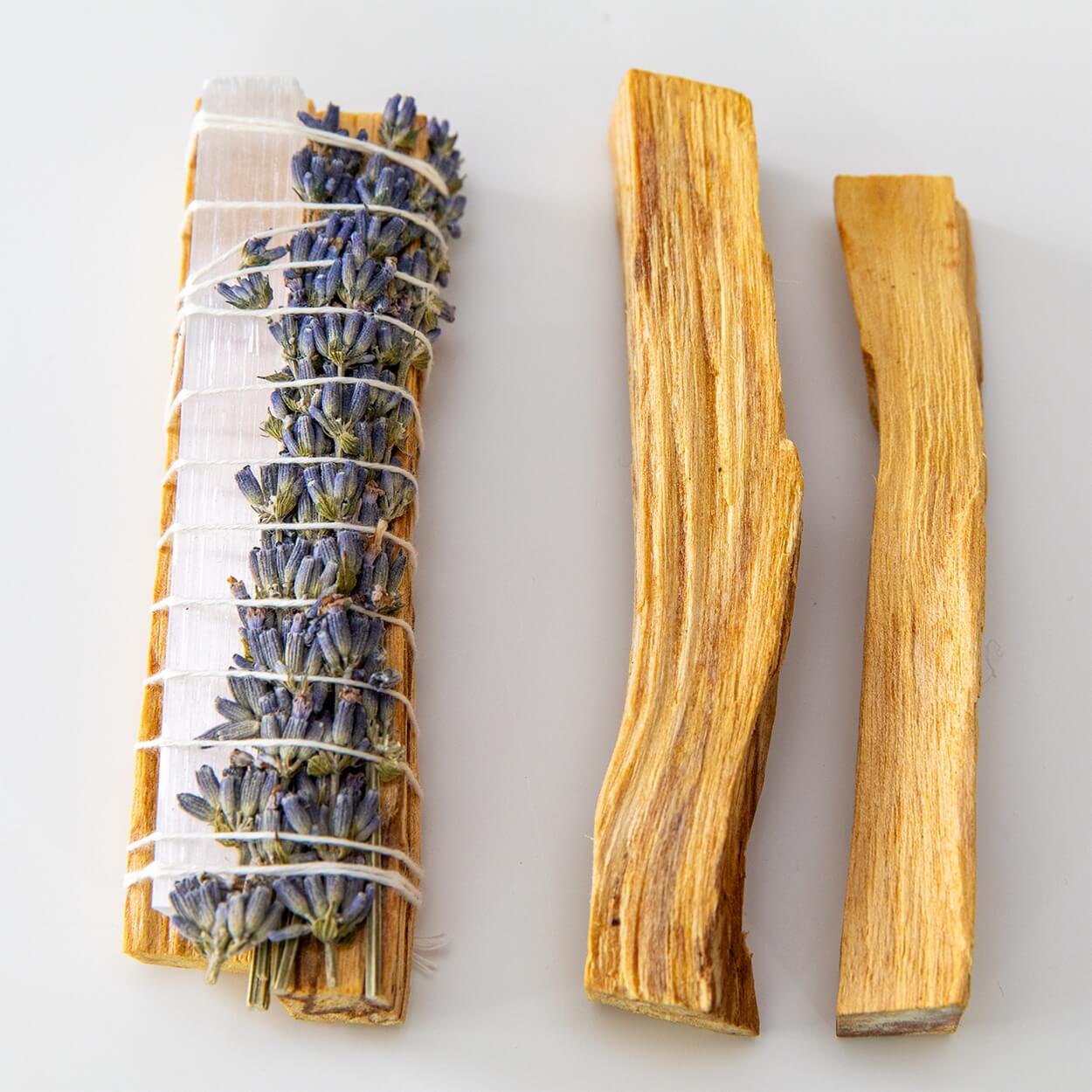 Palo Santo Starter-Set mit Baumwollsäckchen und Anleitung