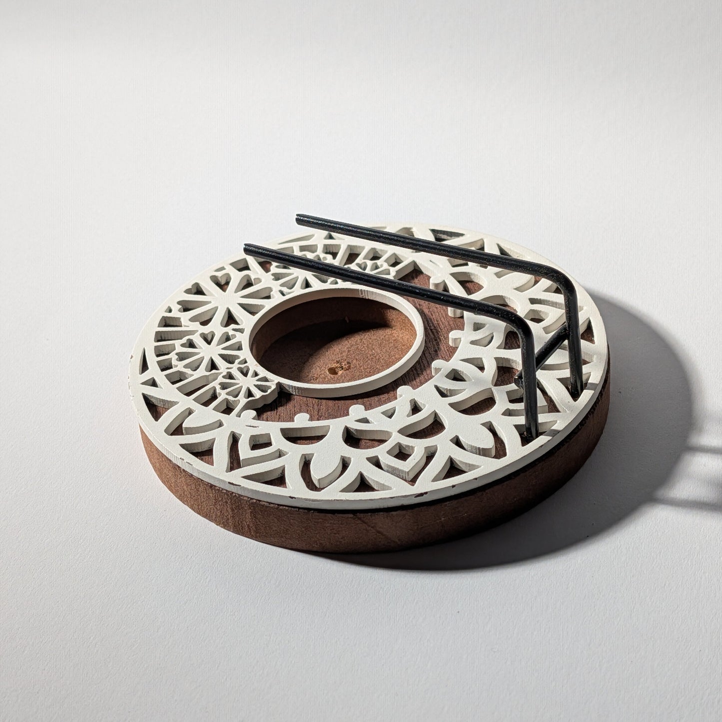 Palo Santo Halter Naturholz Mandala Räucherbündel Brenner indirekt