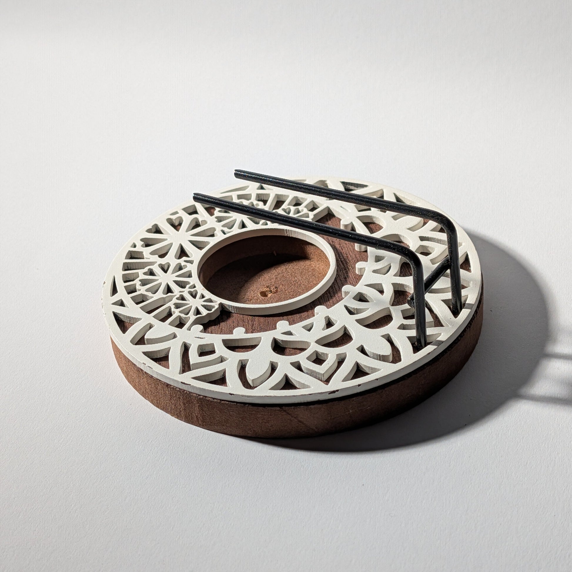 Palo Santo Halter Naturholz Mandala Räucherbündel Brenner indirekt