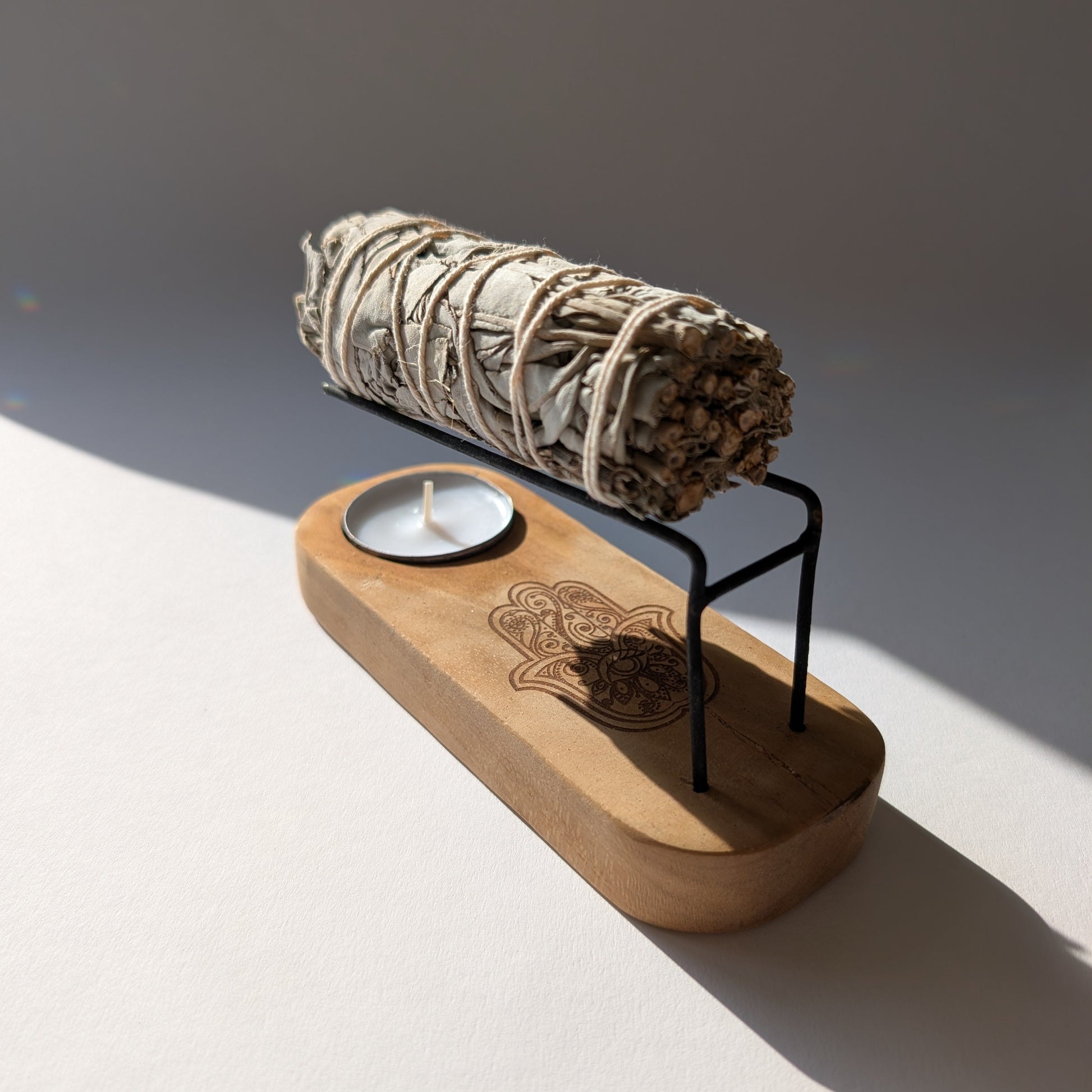 Palo Santo & Räucherbündel Halter | Edles Teakholz