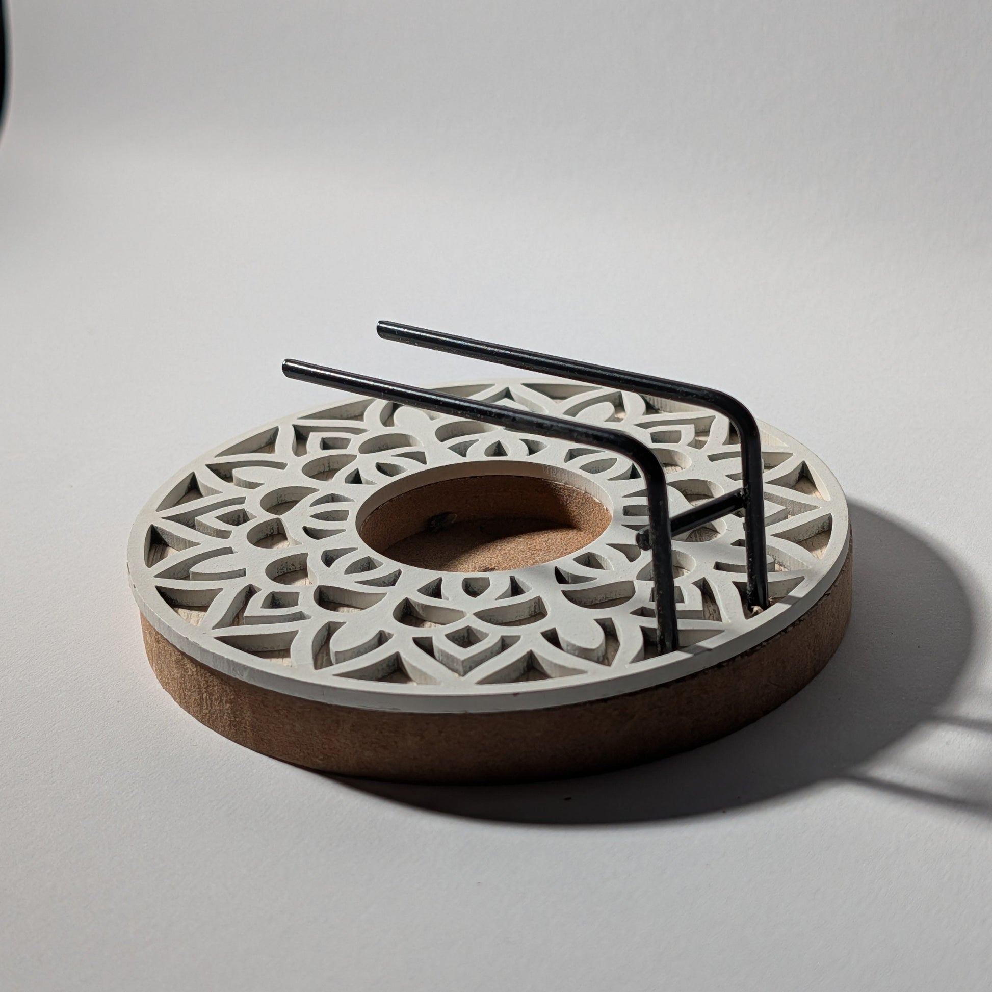 Palo Santo & Räucherbündel Halter | Naturholz & Mandala 