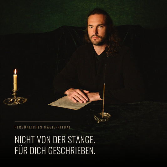 Leif Daniel präsentiert ein persönliches Magie-Ritual nach Maß, individuell erstellt für Liebe, Schutz, Wohlstand und persönliche Transformation.