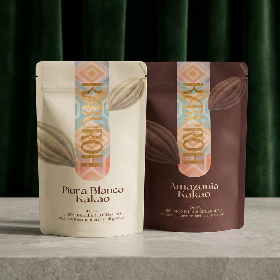 Kaburoh Kakao-Bundle mit Piura Blanco und Amazonia, je 250 g