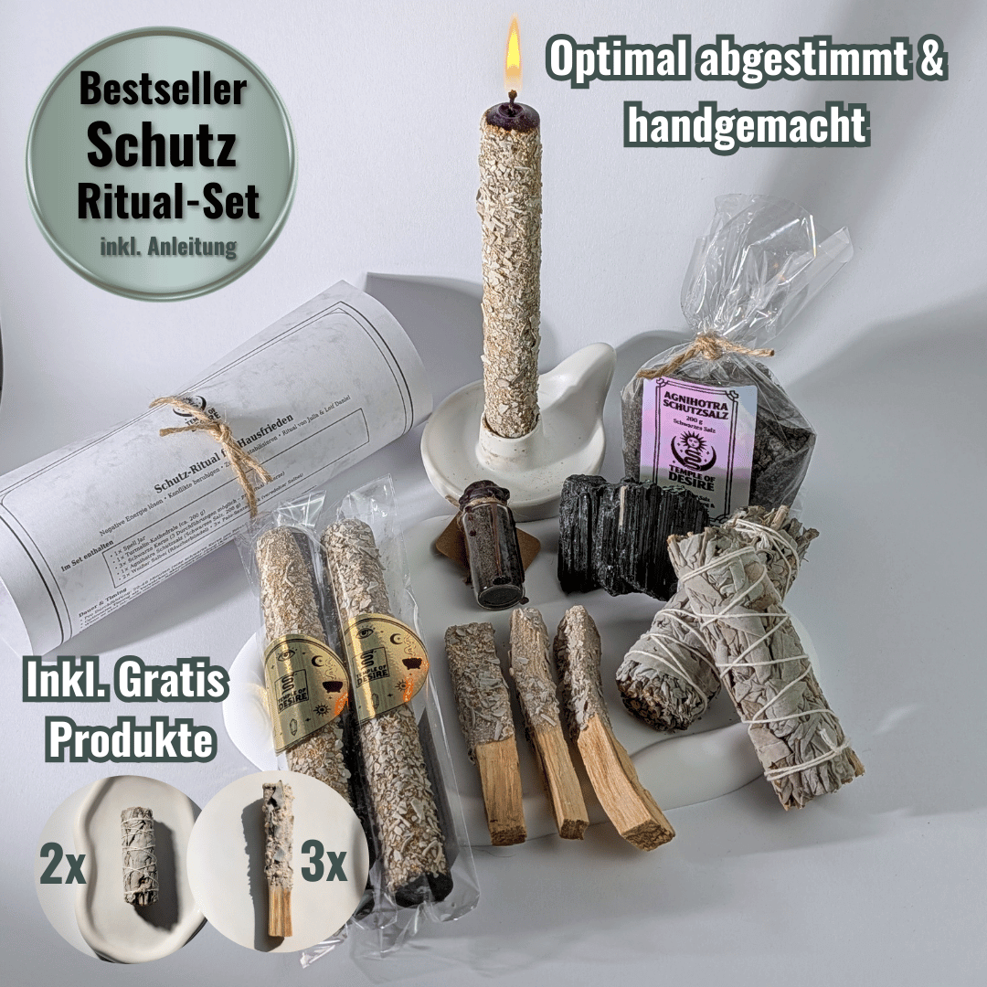 Ritual-Set - Für Hausfrieden & gegen negative Energie & Unruhe