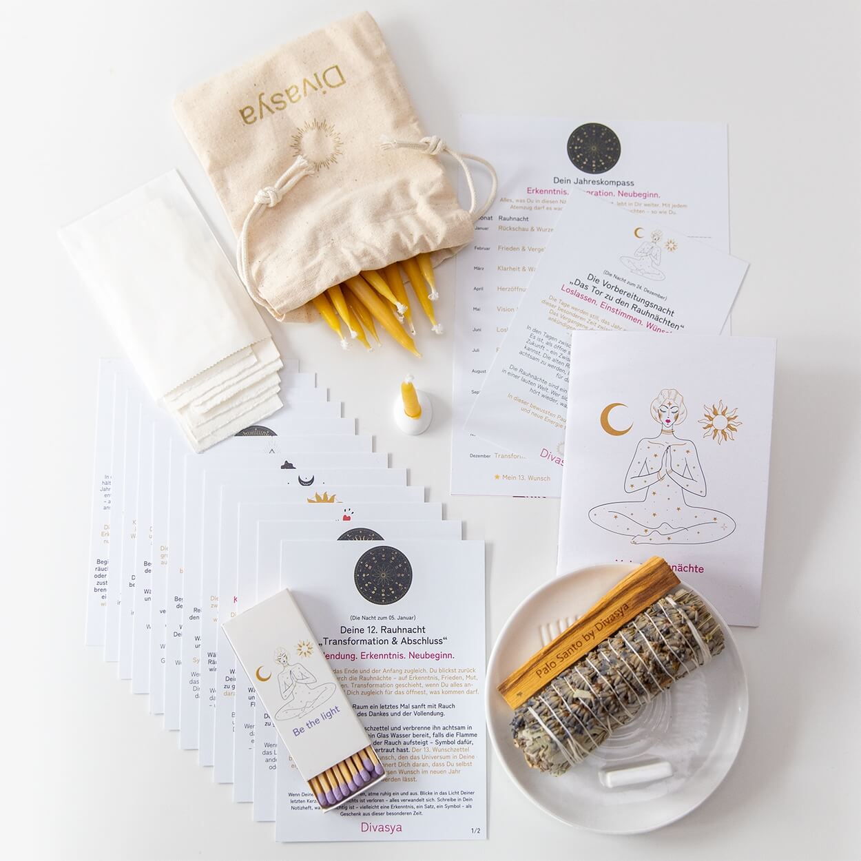 Rauhnächte Set als Geschenkbox für die 12 heiligen Nächte
