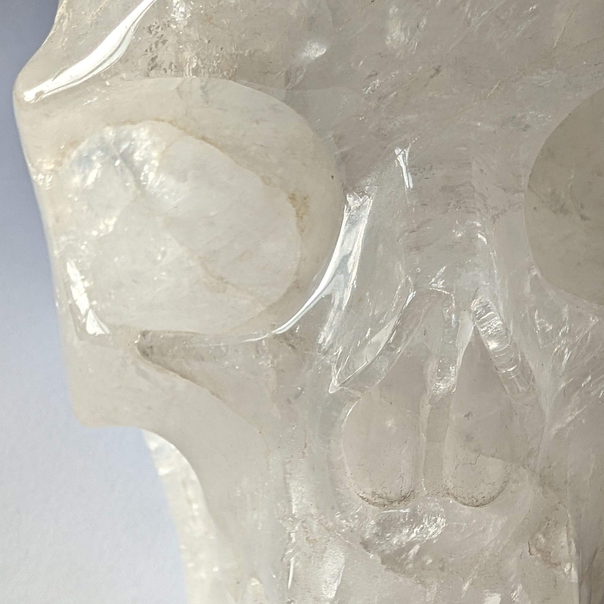 Riesiger Kristallschädel Com Bergkristall 4,9kg Master Skull