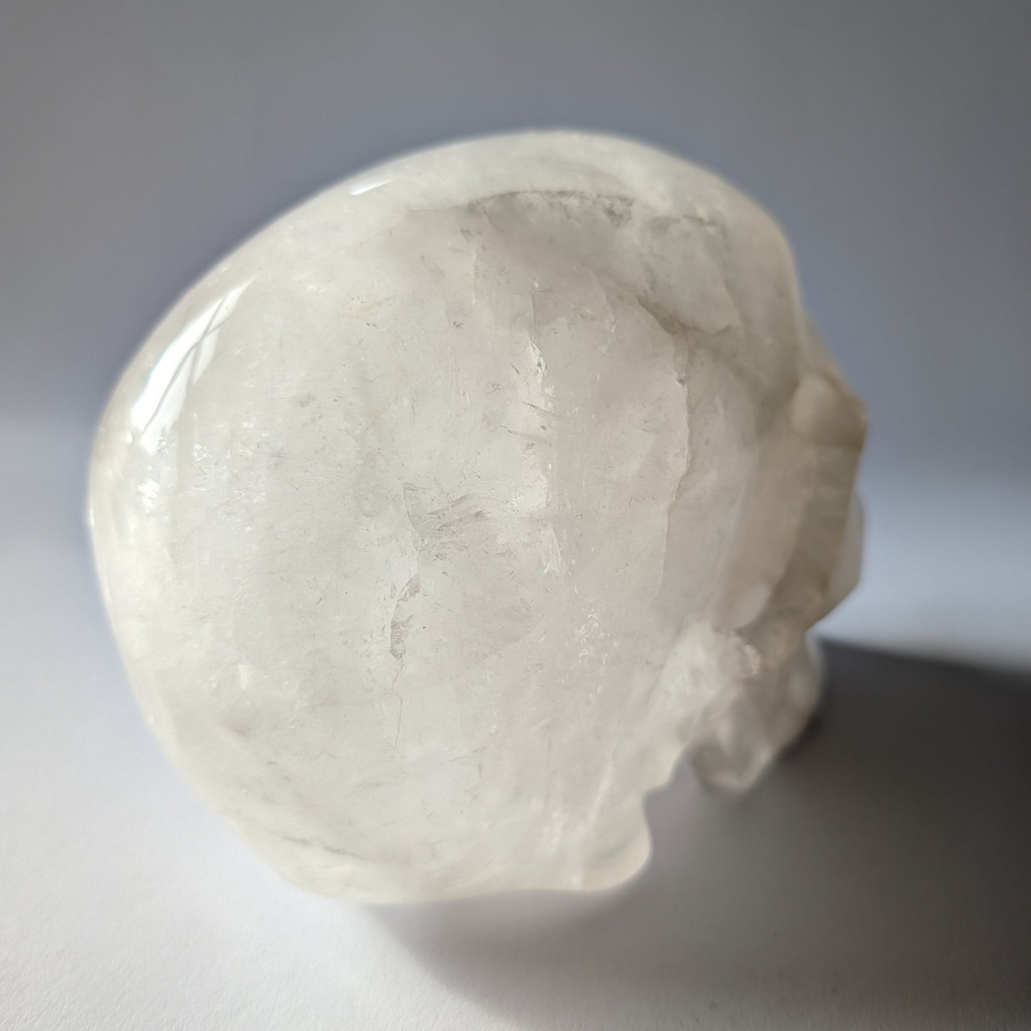 Riesiger Kristallschädel Com Bergkristall 4,9kg Master Skull