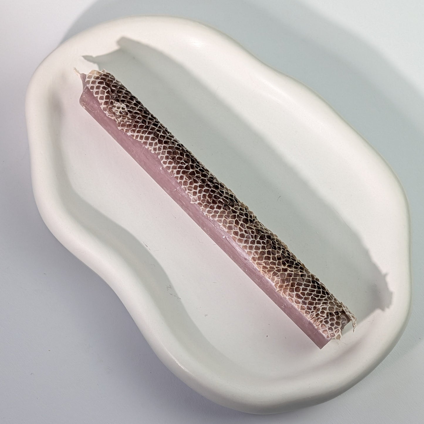 Ritualkerze | Echte Schlangenhaut | Transformation