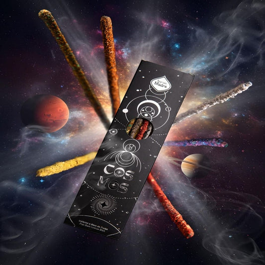 Sagrada Madre Cosmos Räucherstäbchen Verpackung Planeten 7 Stück sortiert