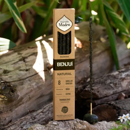 Sagrada Madre Natural Line Benzoe Räucherstäbchen 8 Stück Benjuí