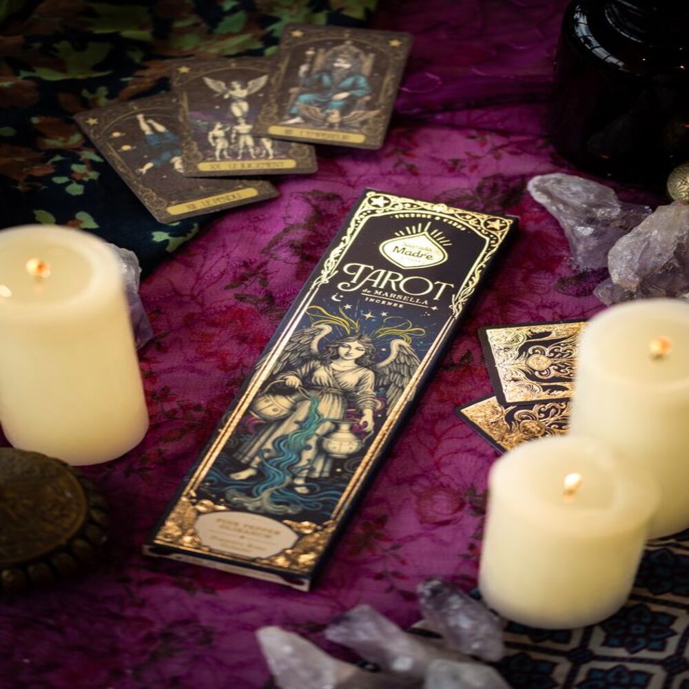 Sagrada Madre Tarot Rosa Pfeffer Weihrauch Räucherstäbchen Verpackung Die Mäßigkeit