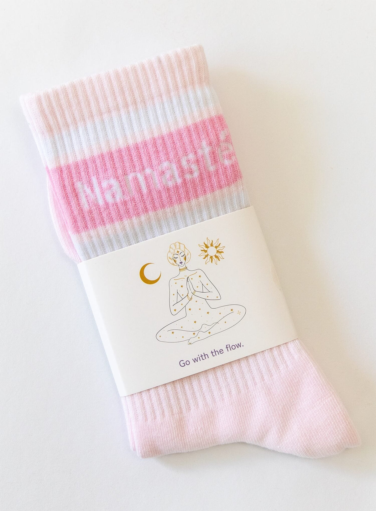 Yoga-Socken Namasté & Inhale Exhale | Bio-Baumwolle, 3 Farbvarianten