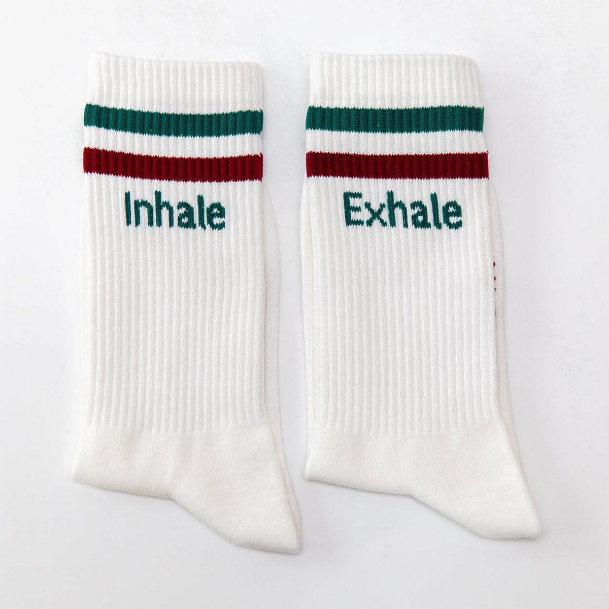 Yoga-Socken Namasté & Inhale Exhale | Bio-Baumwolle, 3 Farbvarianten