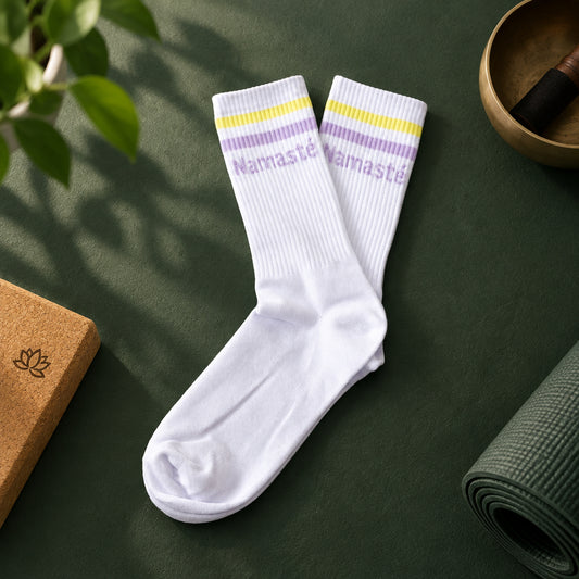 Yoga-Socken Namasté & Inhale Exhale von Divasya-Yoga, Produktbild 1