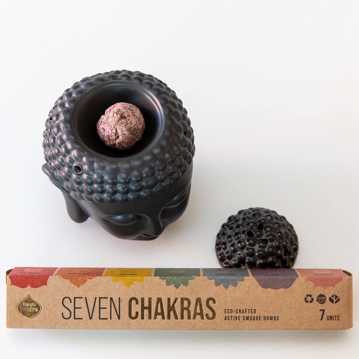 7-Chakren-Räucherkugeln des Meditations-Geschenksets