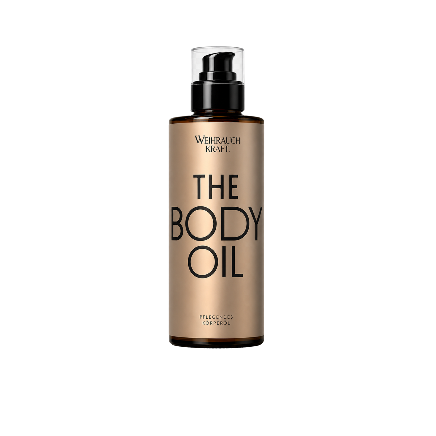 Flasche THE BODY OIL Weihrauch-Körperöl von PAVA FUMA mit 100 ml Inhalt