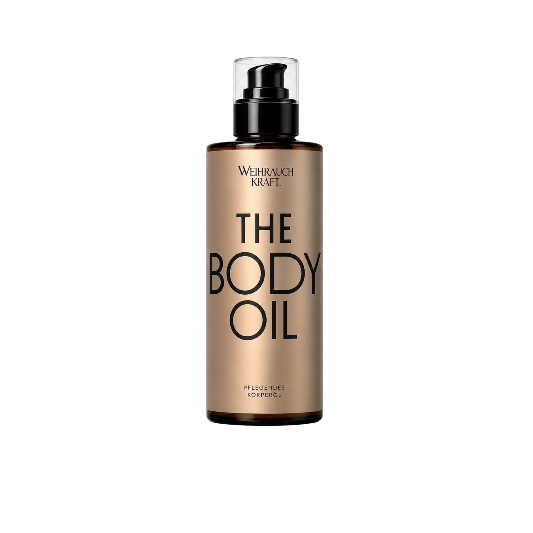Flasche THE BODY OIL Weihrauch-Körperöl von PAVA FUMA mit 100 ml Inhalt