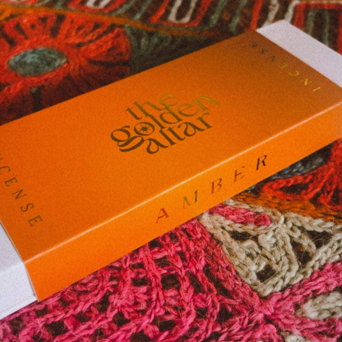 The Golden Altar Amber | Naturweihrauch | Wärme & Geborgenheit