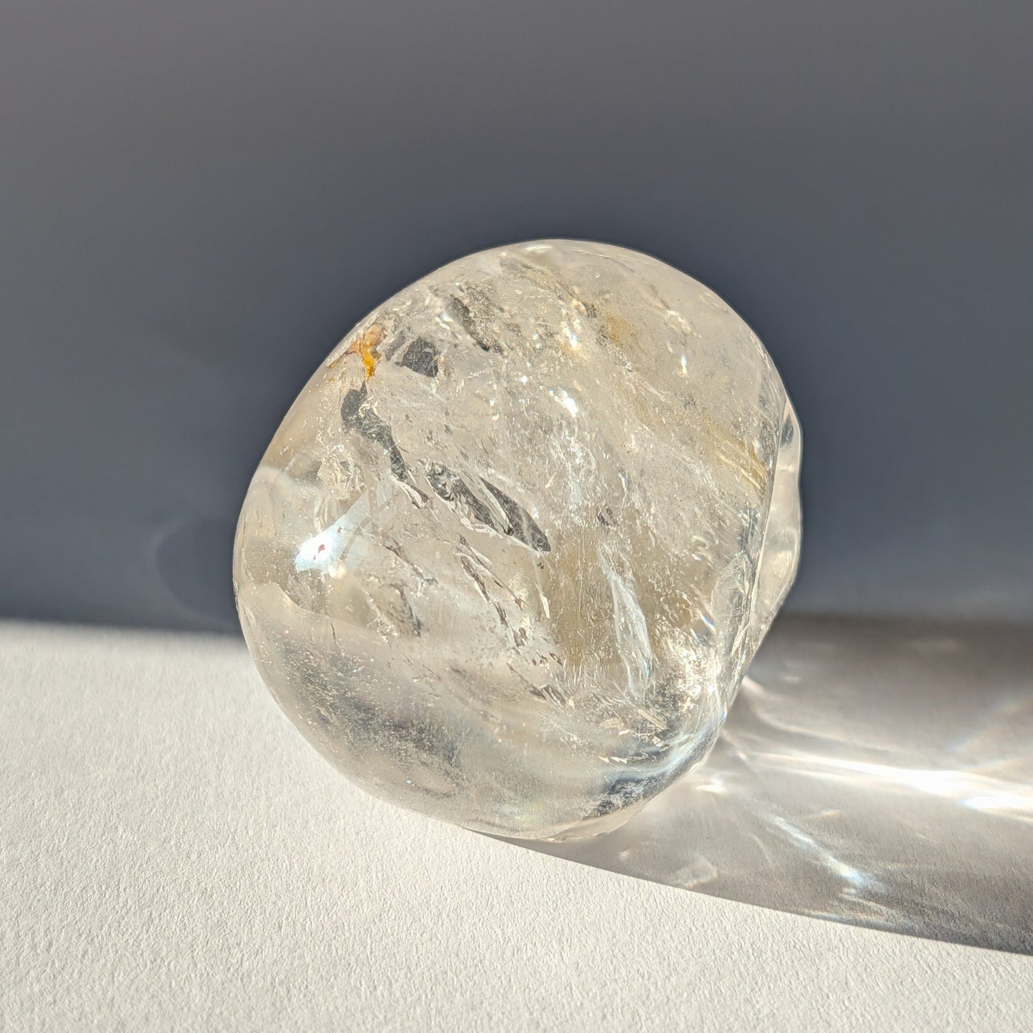 Transparenter Kristallschädel Jomir Bergkristall 245g