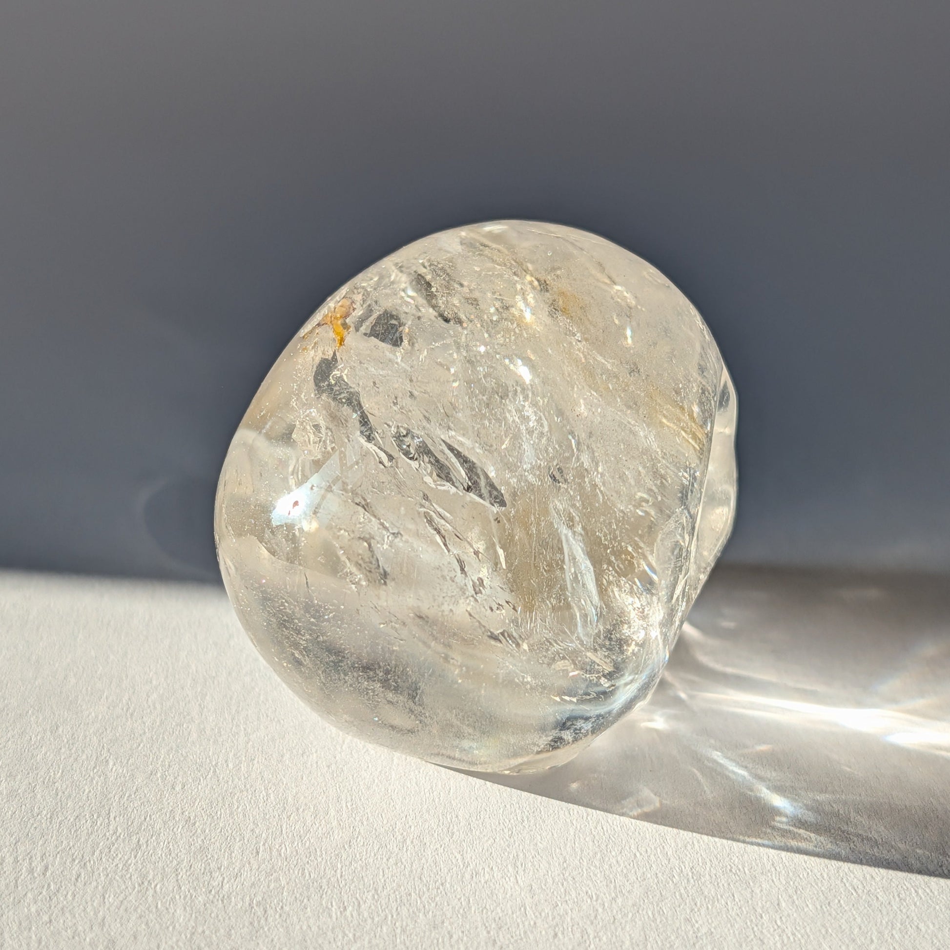 Transparenter Kristallschädel Jomir Bergkristall 245g