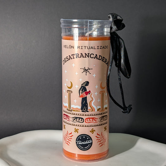 Trinidad Ritualkerze Desatrancadera Blockadenlöser Magie Spanien Temple of Desire