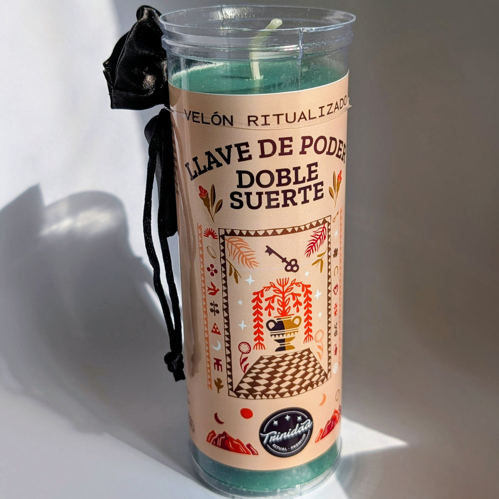 Trinidad | Ritualkerze Doppeltes Glück | Glück & Fülle