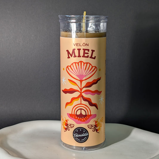 Trinidad Ritualkerze Honig Miel Liebe Anziehung Süße Magie Spanien Temple of Desire