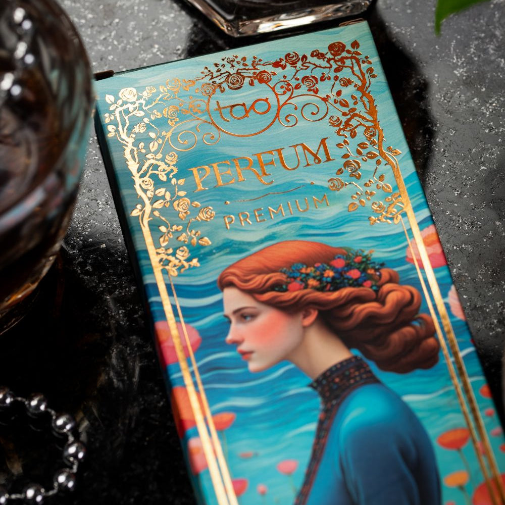 Verpackung der Sagrada Madre Tao Perfum Räucherstäbchen "Premium Lemon" (Zitrone).