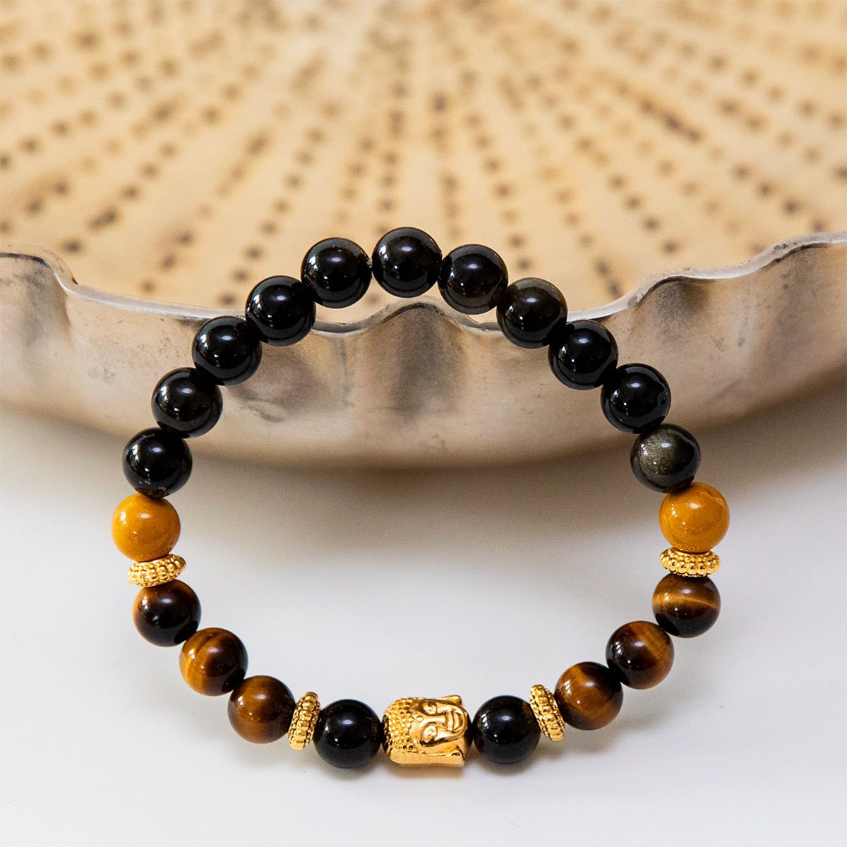 Buddha-Armband Golden Buddha, Produktbild 5