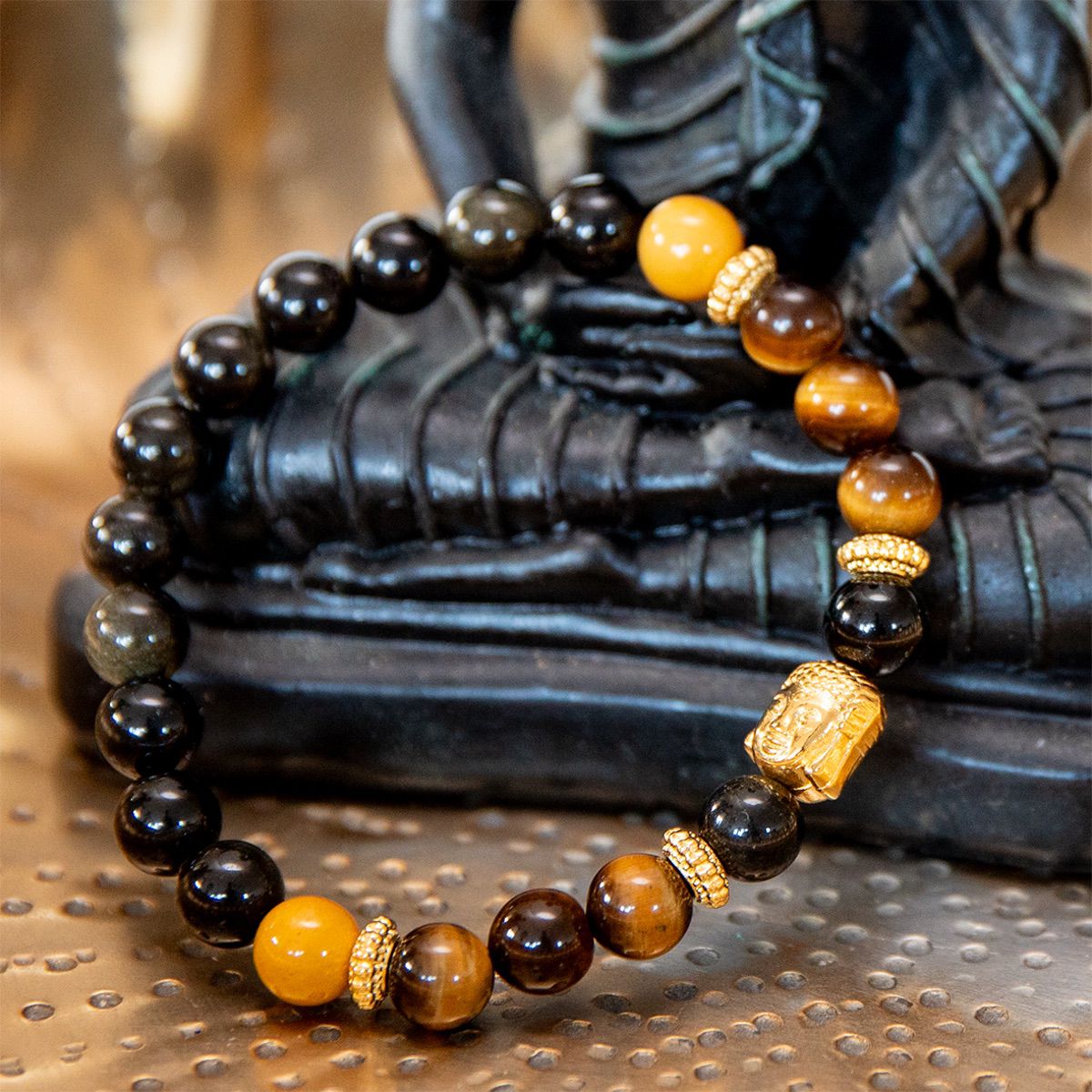Buddha-Armband Golden Buddha, Produktbild 3