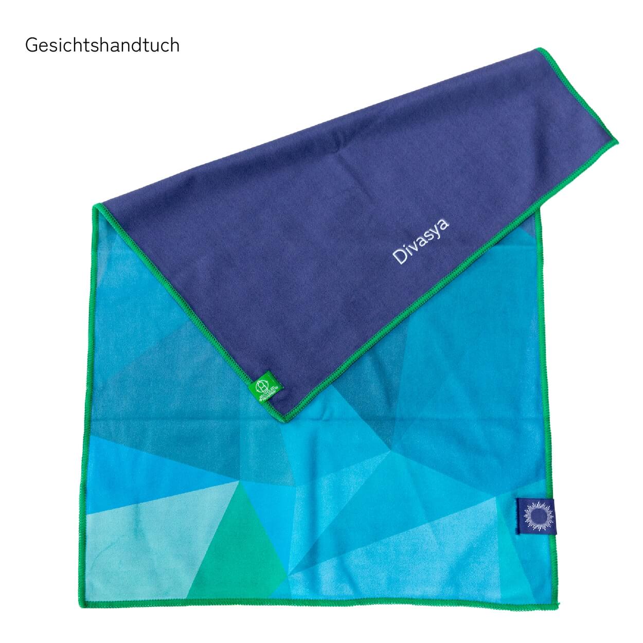 Yoga Handtuch rutschfest | Mikrofaser-Auflage mit Silikon-Waben & Gesichtstuch