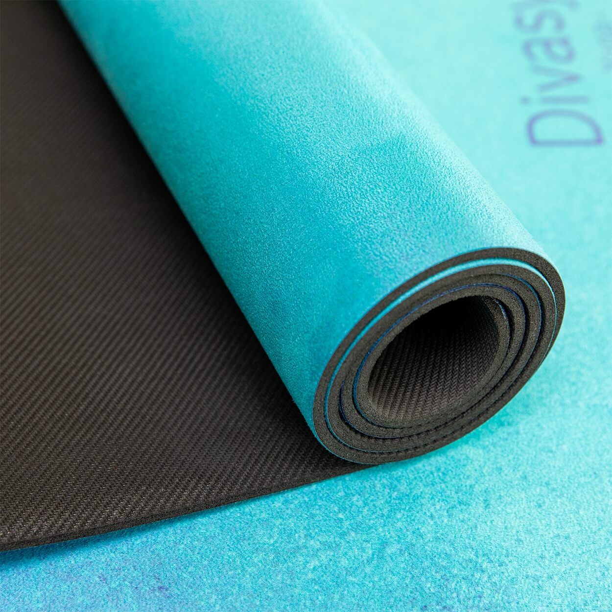 Yogamatte Soft Feeling | Naturkautschuk & recycelte Mikrofaser, extra breit