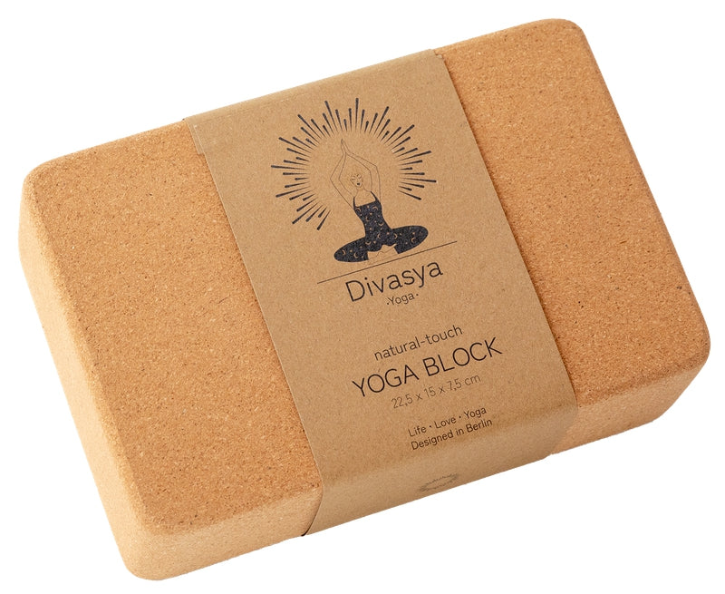 Yoga Block aus portugiesischem Kork | Yogablock für Halt & Ausrichtung