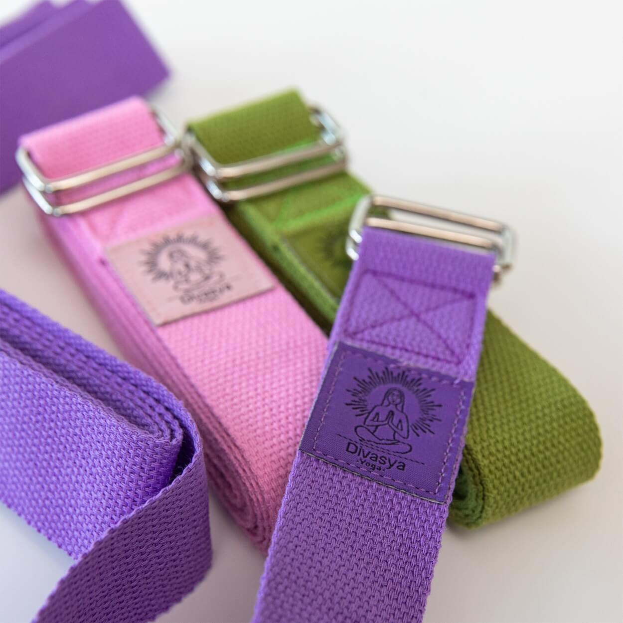Yogagurt aus Baumwolle | 2,5 m Yoga Gurt für mehr Beweglichkeit