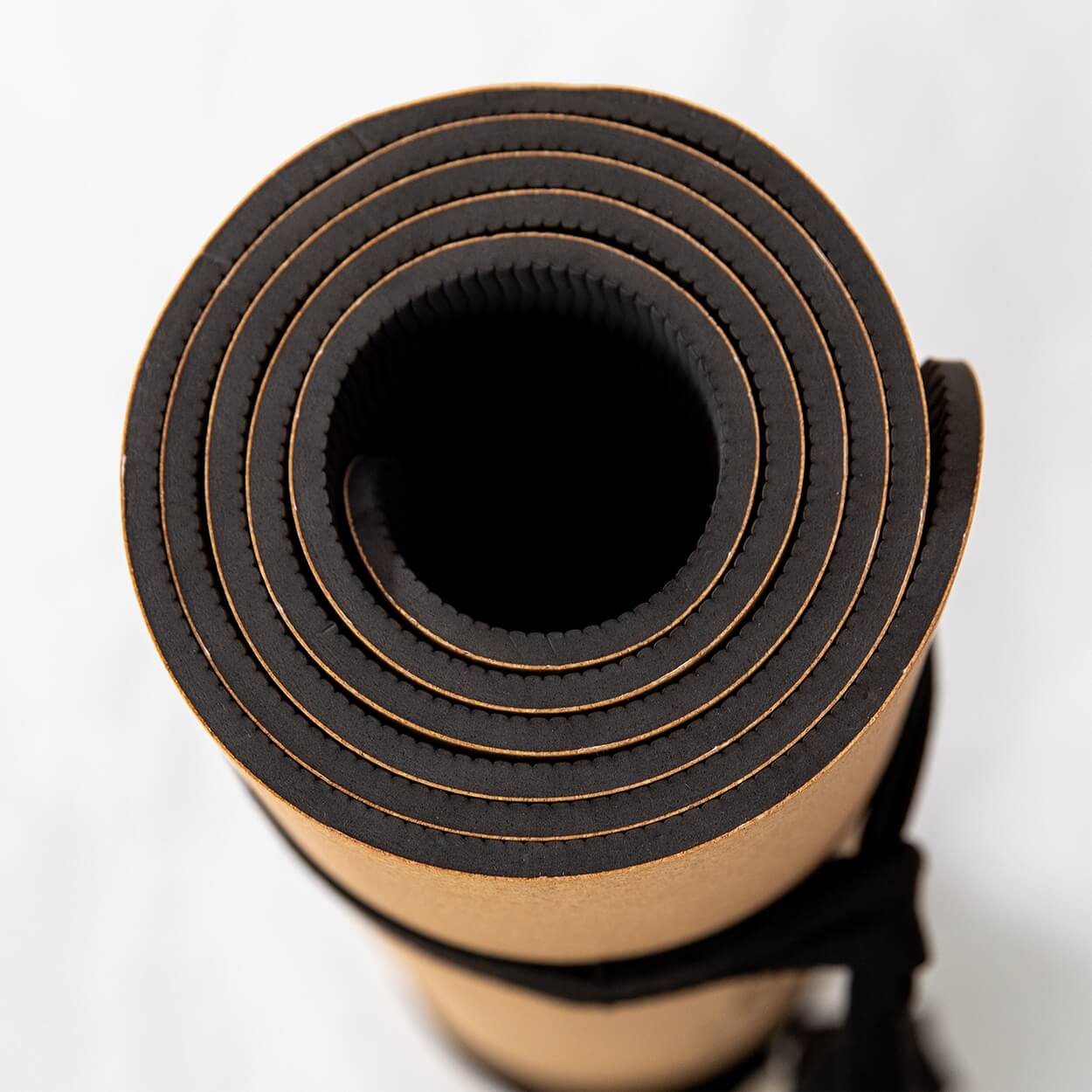 Kork-Yogamatte Lotus Alignment im Detail