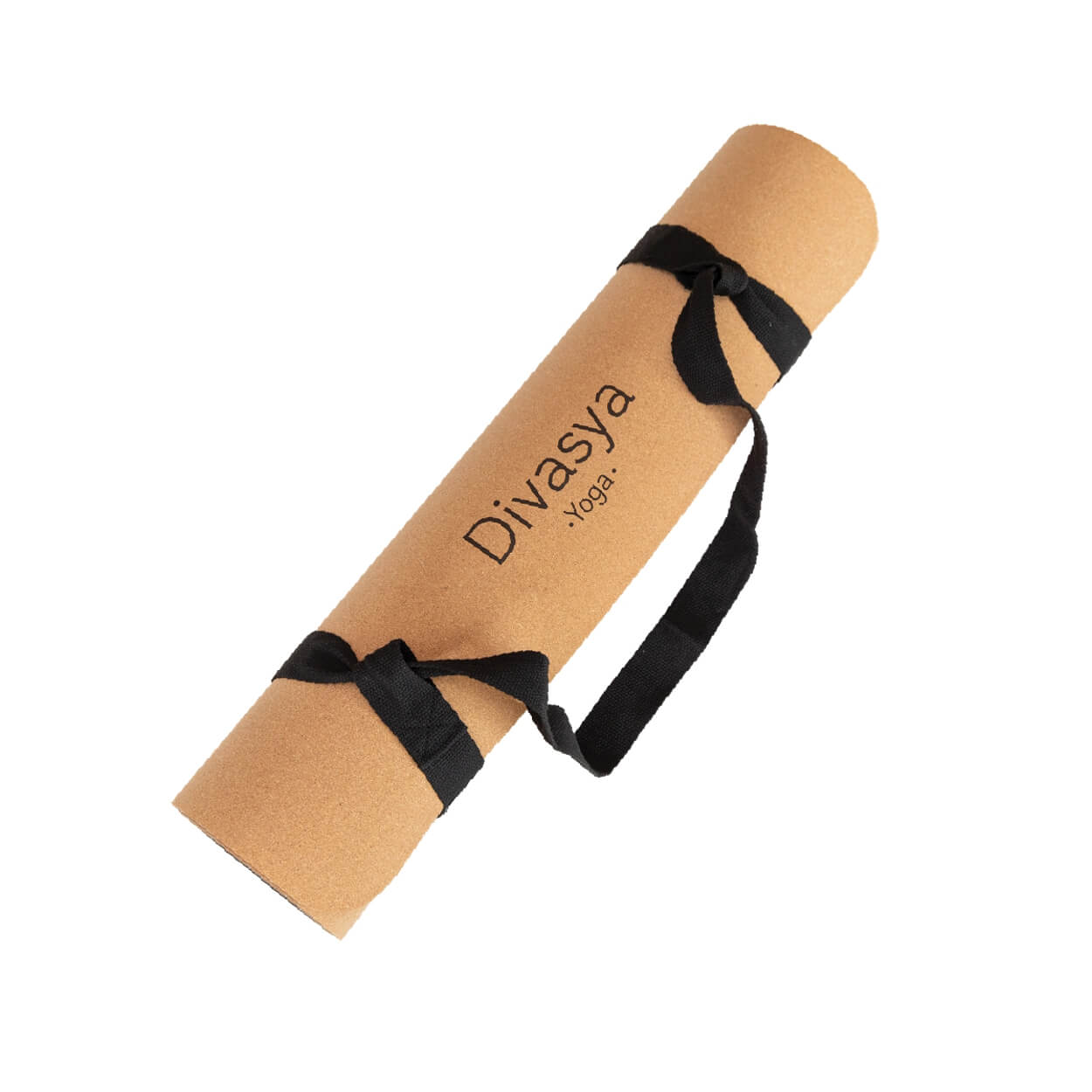 Kork-Yogamatte Lotus Alignment mit natürlicher Korkoberfläche