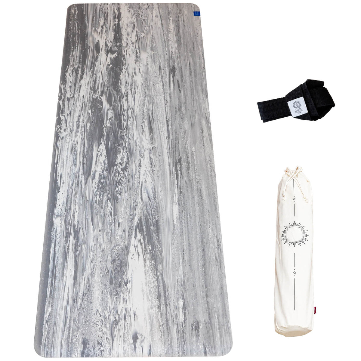 Yogamatte Naturkautschuk PURE | Rutschfest & extra breit, 183 x 68 cm