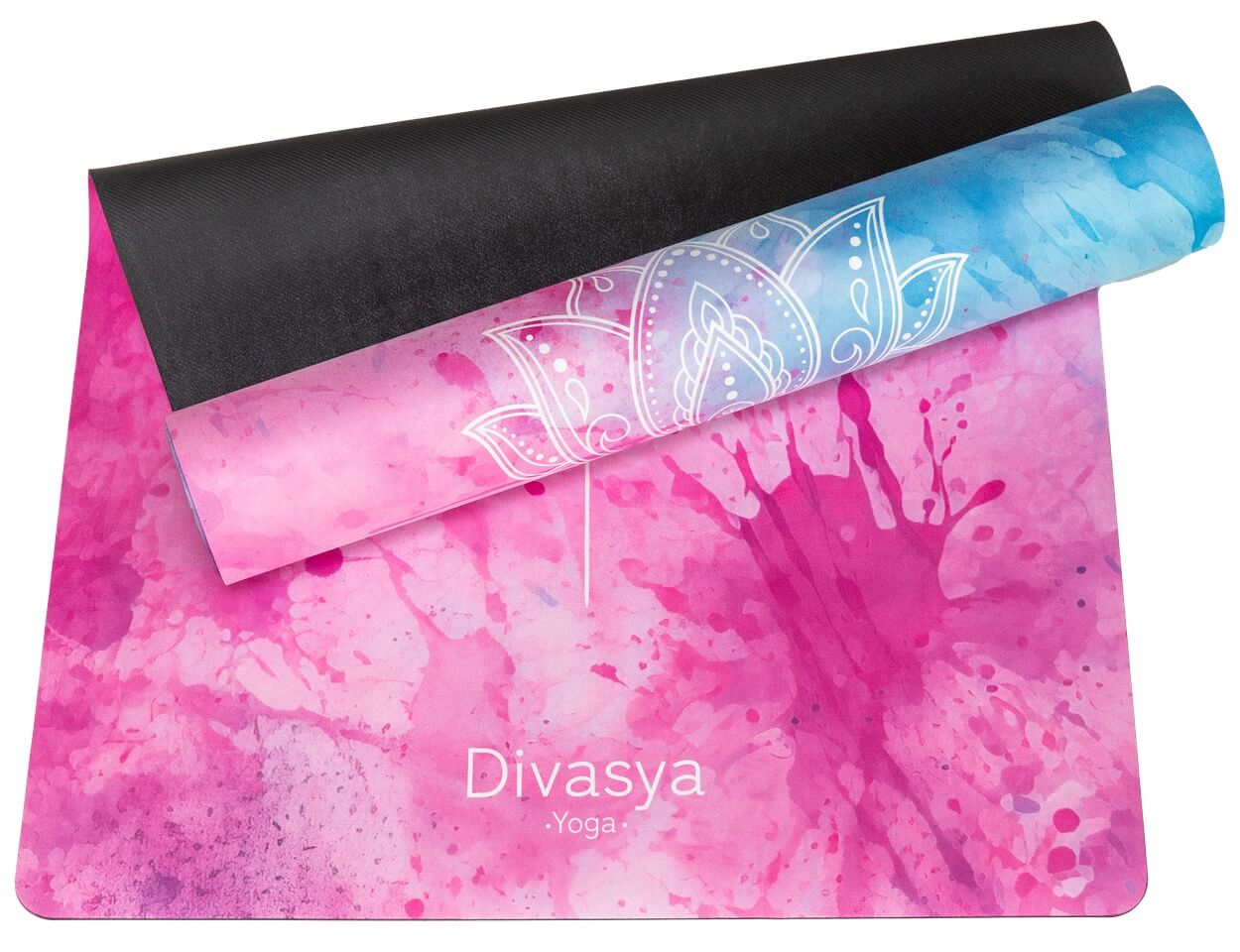 Yogamatte Soft Feeling | Naturkautschuk & recycelte Mikrofaser, extra breit