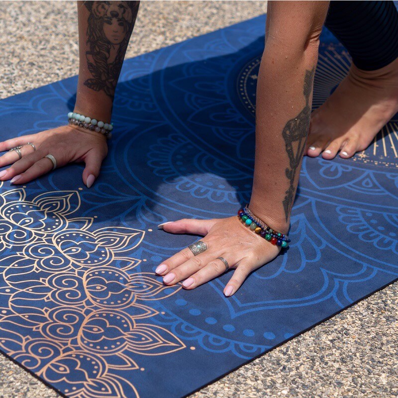 Yogamatte Soft Feeling | Naturkautschuk & recycelte Mikrofaser, extra breit