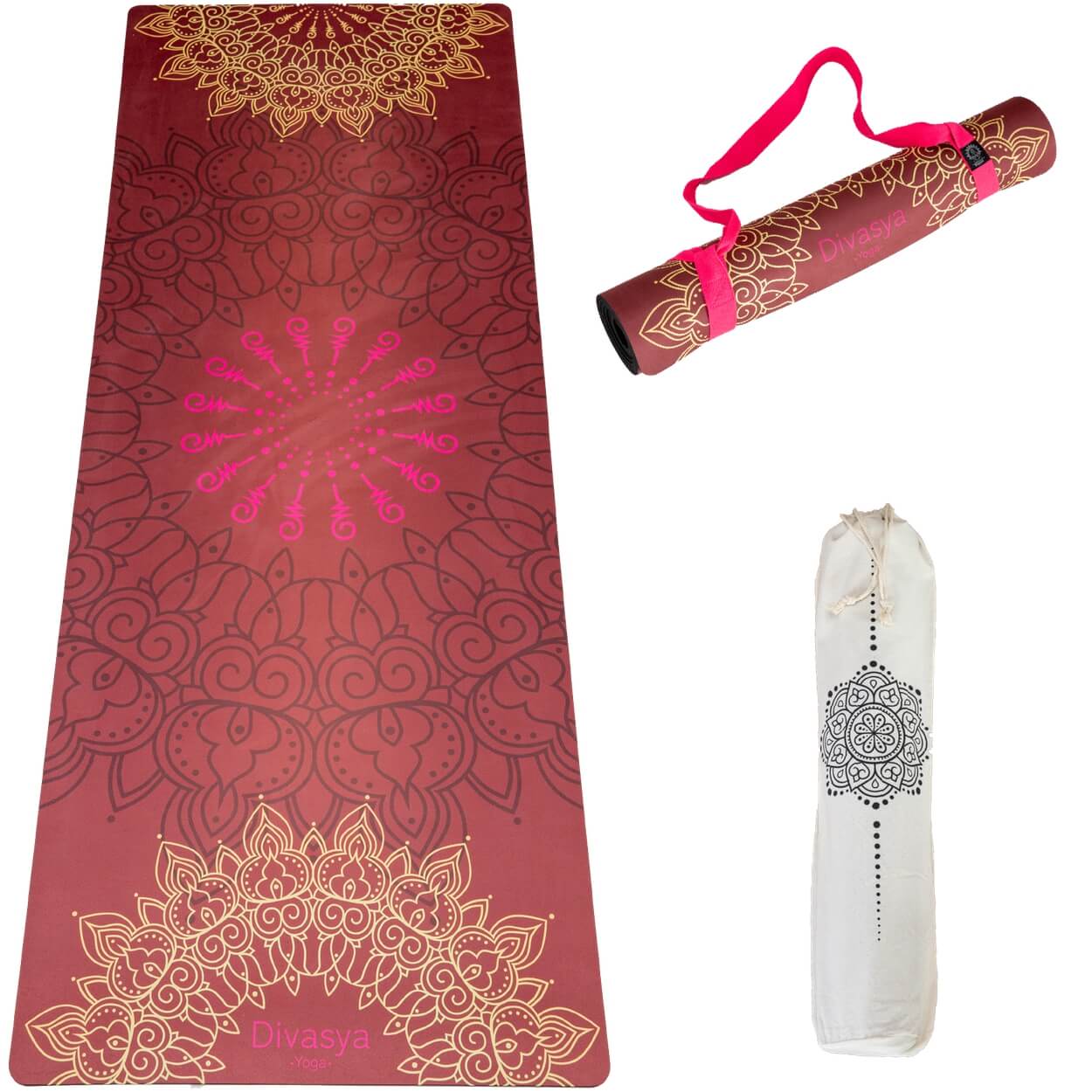 Yogamatte Soft Feeling | Naturkautschuk & recycelte Mikrofaser, extra breit