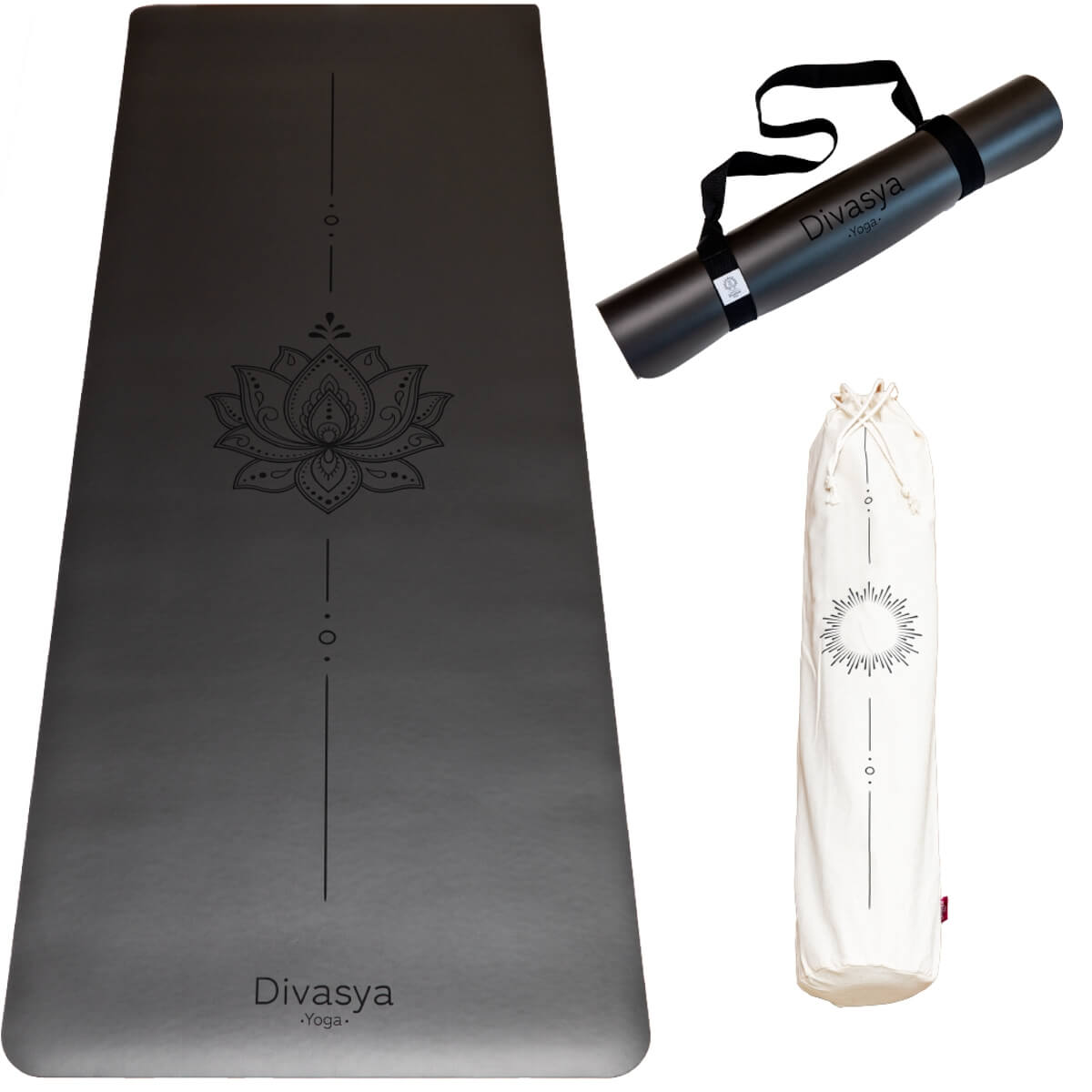 Yogamatte Professional Grip | Japanisches Eco-PU für maximalen Halt